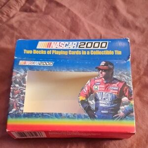 Nascar 2000 Blue Red Rainbow Collectible Tin